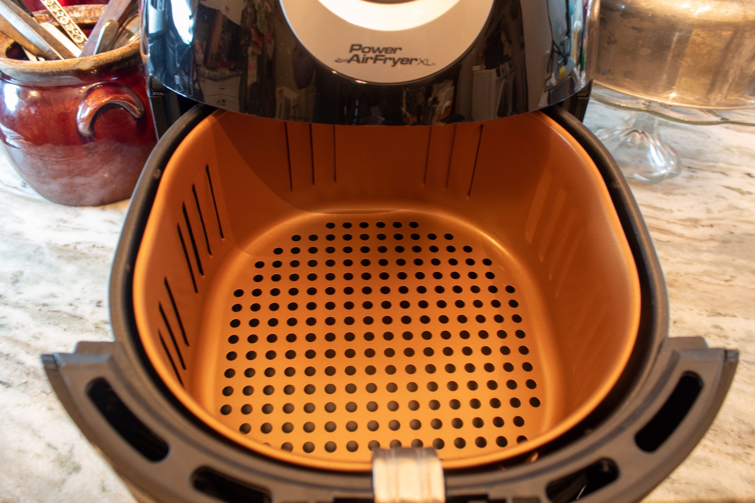 Air Fryer Replacement Basket for Power Air Fryer XL 5.3QT,Air Fryer Basket  fo