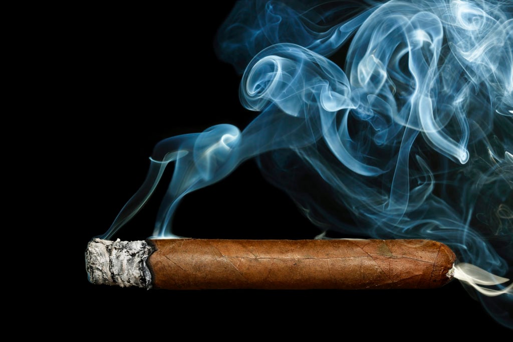 cigar smoke that needs purifying