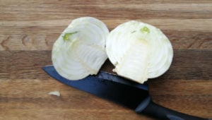 A halved fennel
