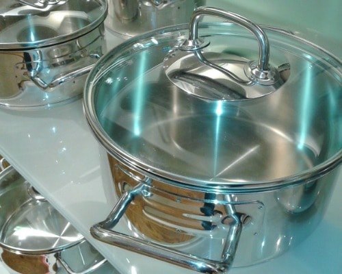 stainless steel pots