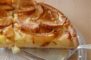 A slice of apple pie