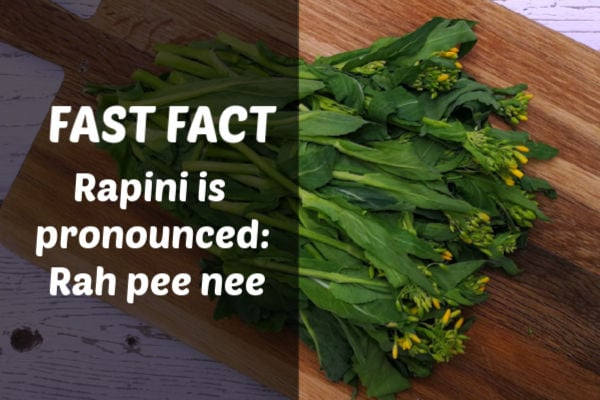 How to pronounce rapini