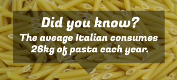 Pasta fact