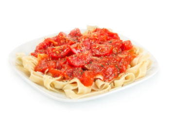 Pasta with tomatoes