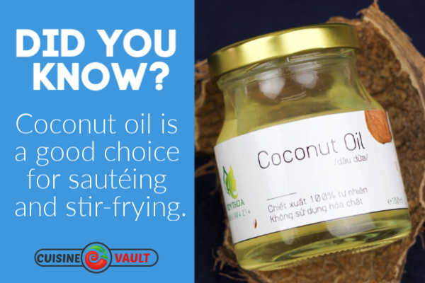 A jar of coconut oil.