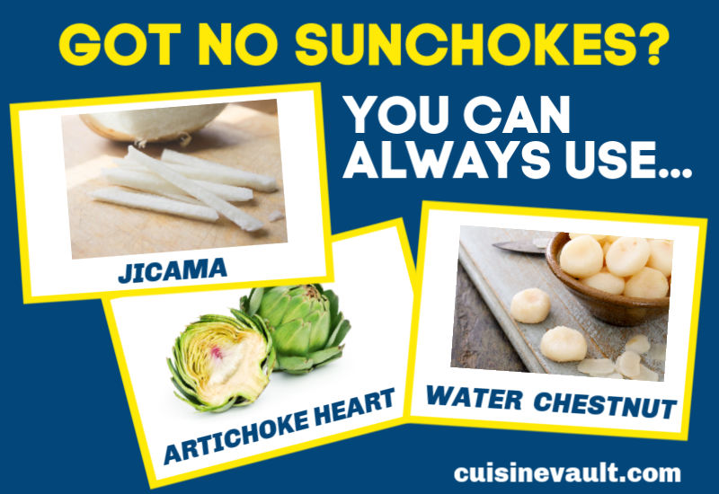 Three sunchoke substitutes