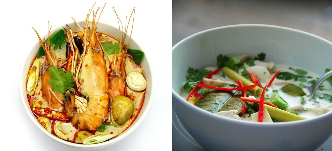 Tom Yum Vs Tom Kha