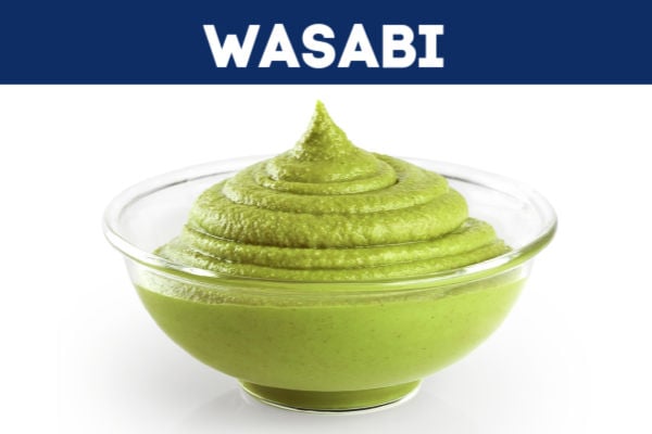 Fresh wasabi sauce