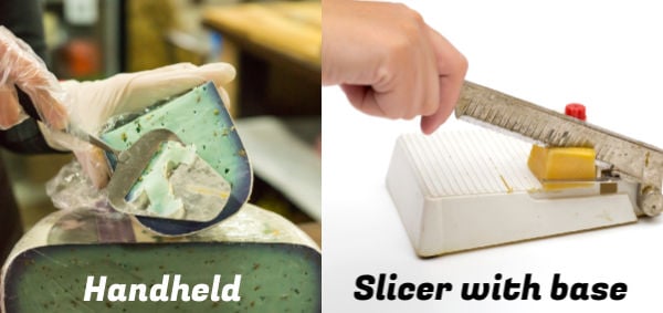 Handheld vs slicer with base