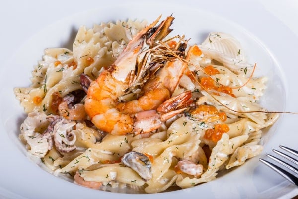 Seafood pasta