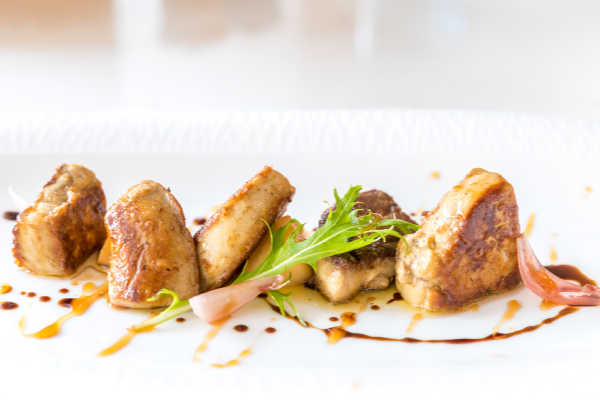 foie gras on a plate