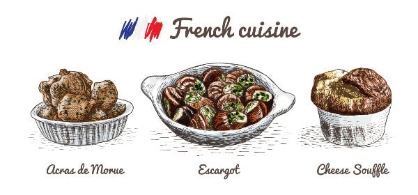 Food to eat with souffle