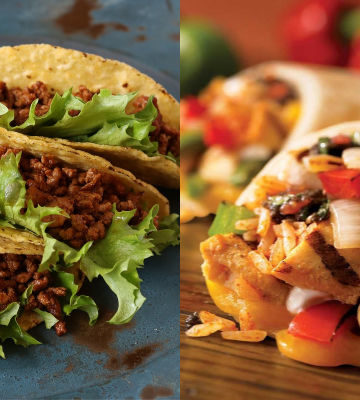 Taco Vs Burrito – Comparison Infographic
