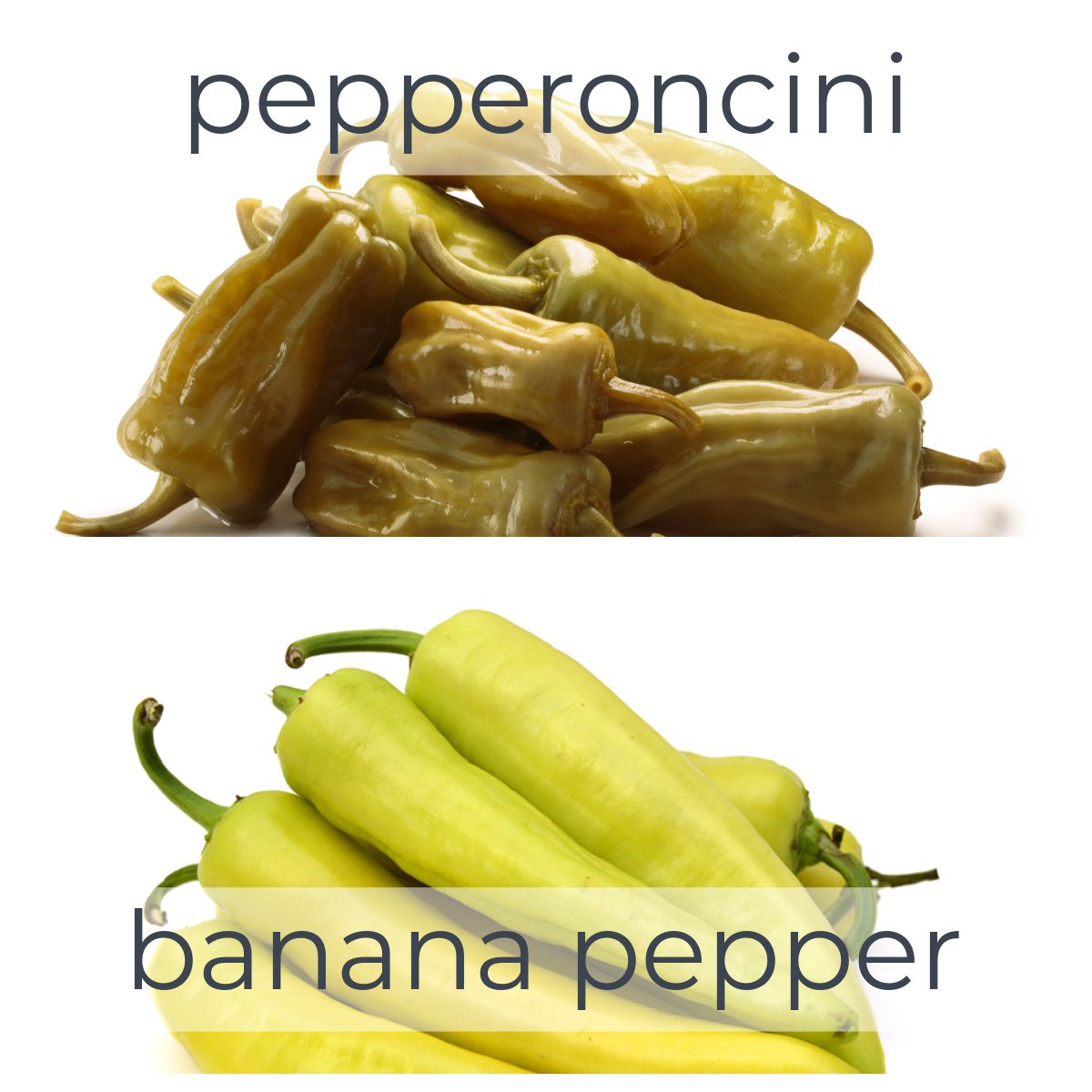 pepperoncini versus banana pepper
