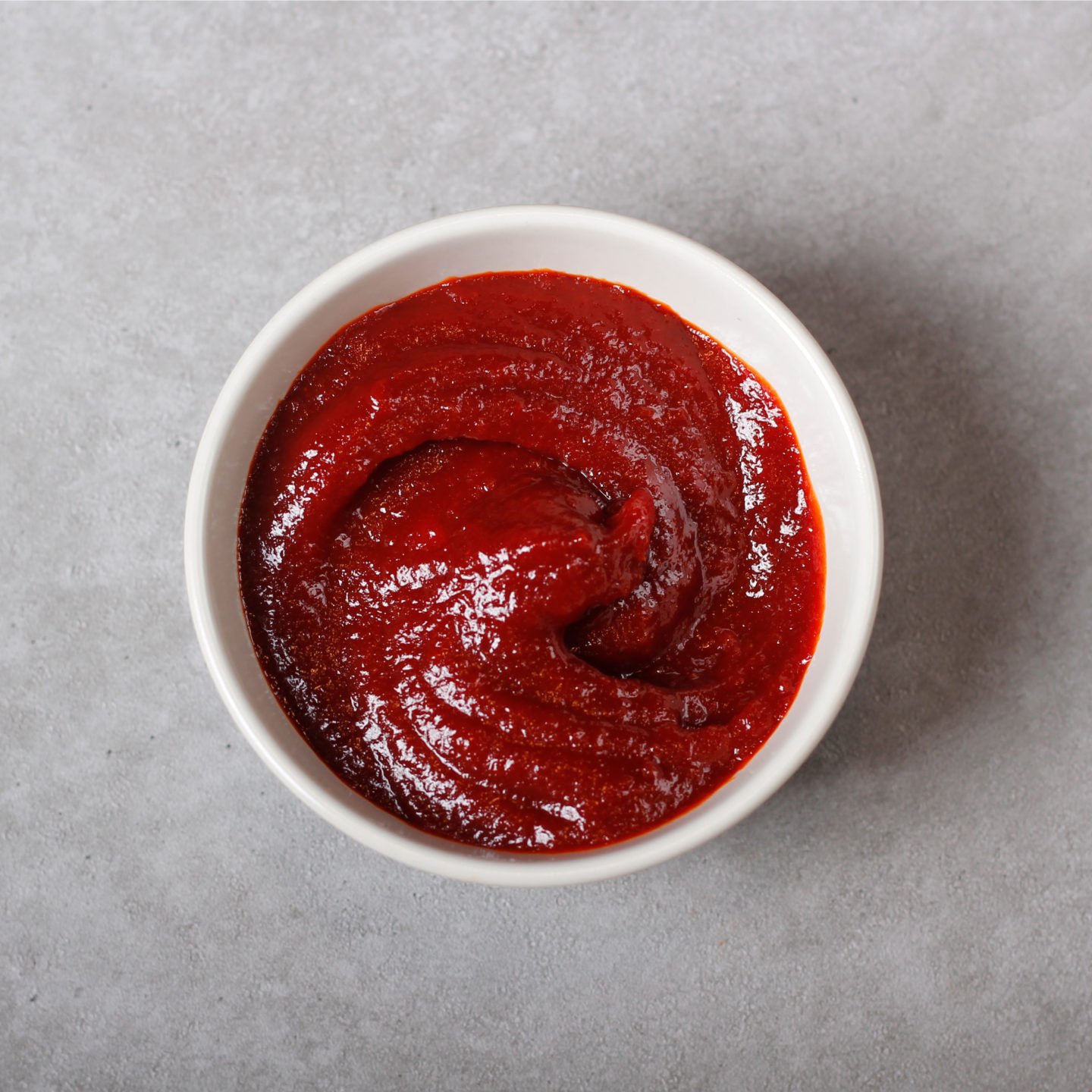 gochujang in a small white bowl