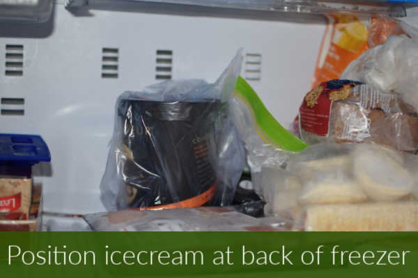 Ice Cream In A Freezer