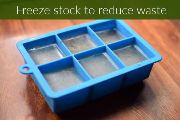 Stock Frozen As Ice Cubes