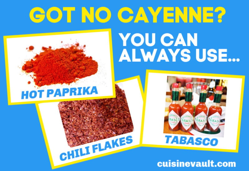 Recommended cayenne pepper substitutes