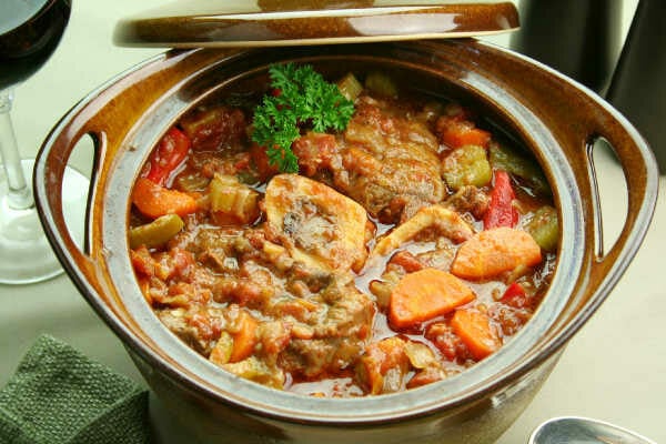 Osso buco in a pot