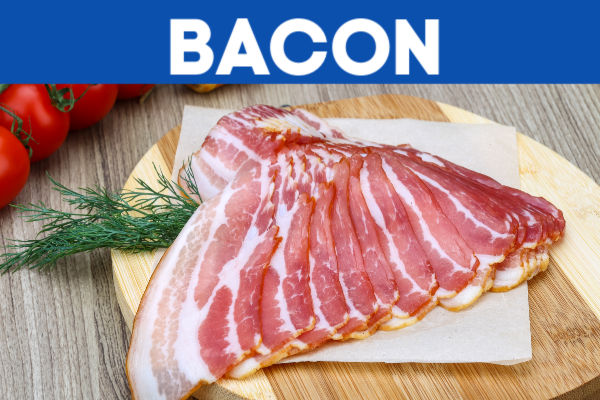 Bacon on a board