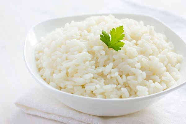 Rice in a bowl