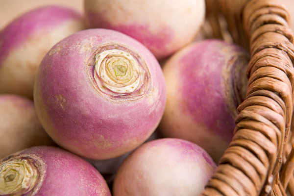 Turnips in a basket