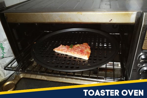 Pizza in a toaster oven