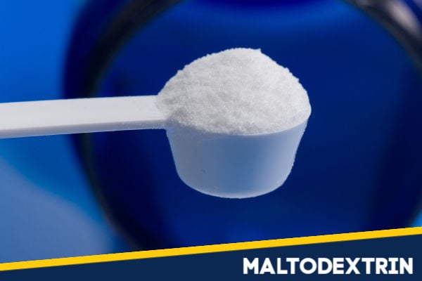 Maltodextrin in a spoon