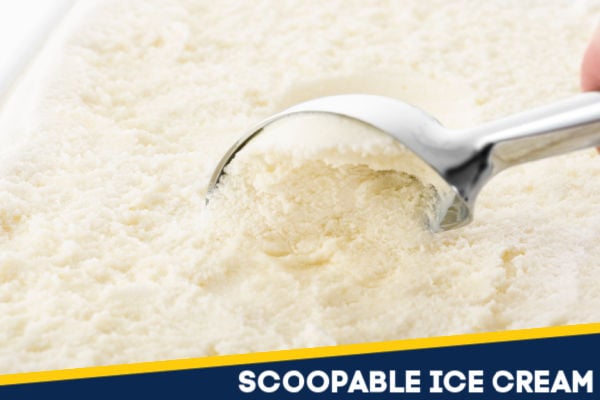 Scoopable Ice Cream