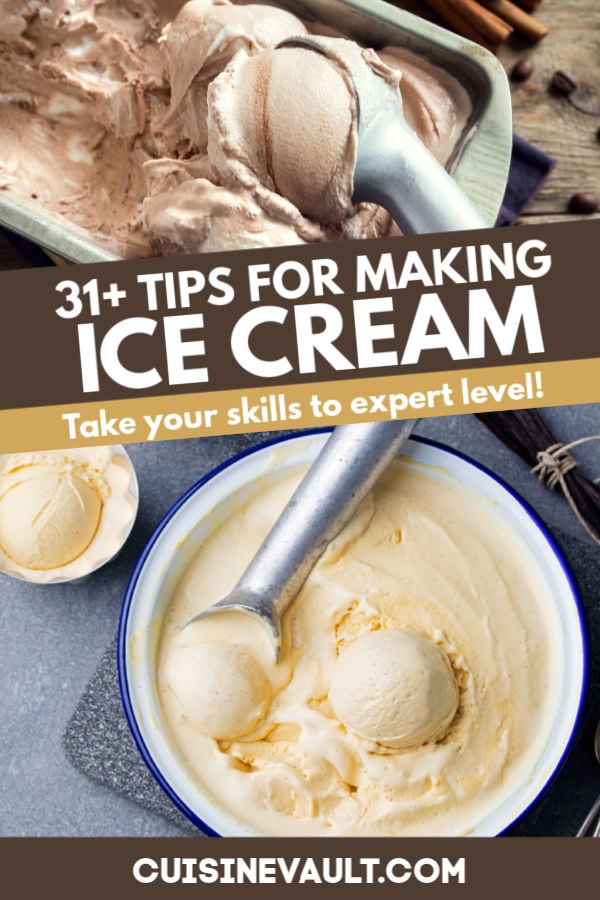 Tips for making ice cream