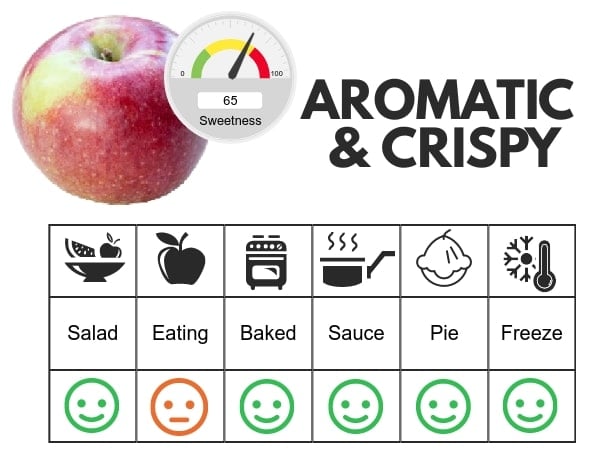 Apple Sweetness Chart - Foods Co.