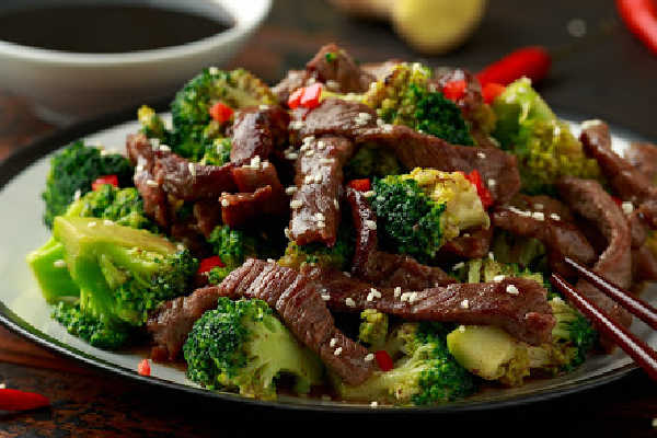 Beef Stirfry with oyster sauce