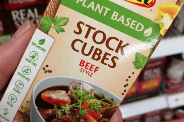 A pack of beef stock cubes