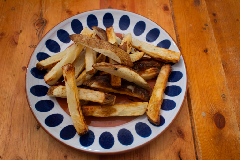 Finished French Fries from the Nuwave Brio Air Fryer