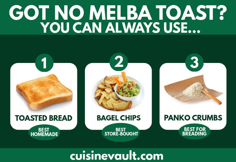 Melba Toast Substitutes