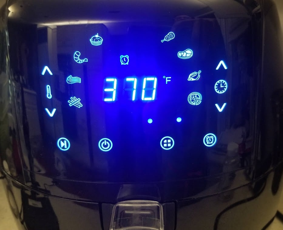 Gowise 5.8Qt Air Fryer dials