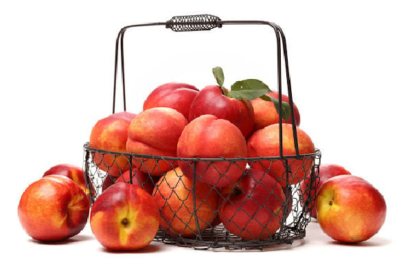 Nectarines in a basket