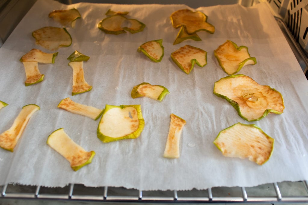 Apple Chips Cooked