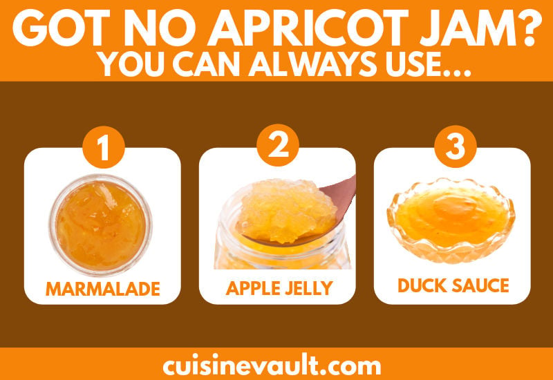 Apricot jam substitute infographic