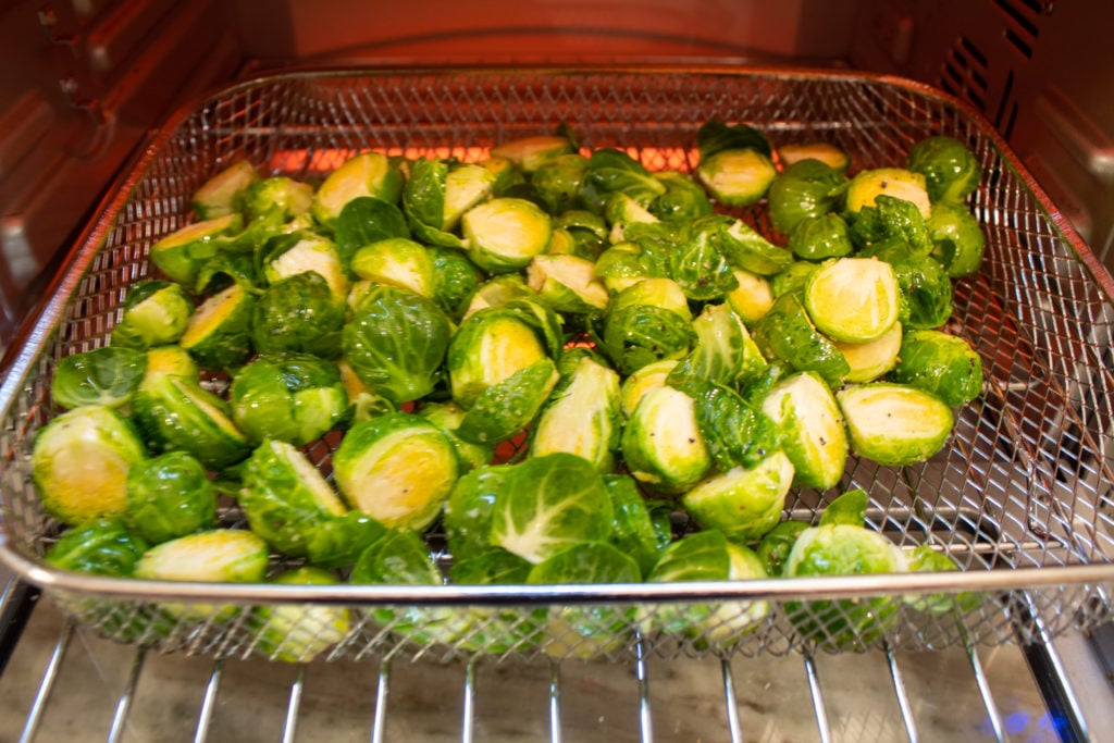 Brussel Sprouts Inside the machine