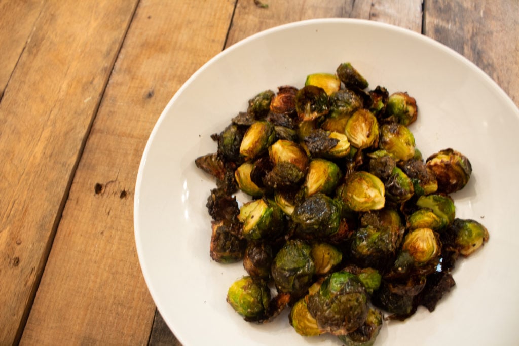 Air Fryer brussel sprouts