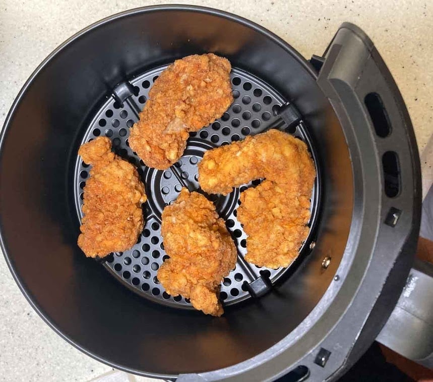 Chicken tenders from small Chefman