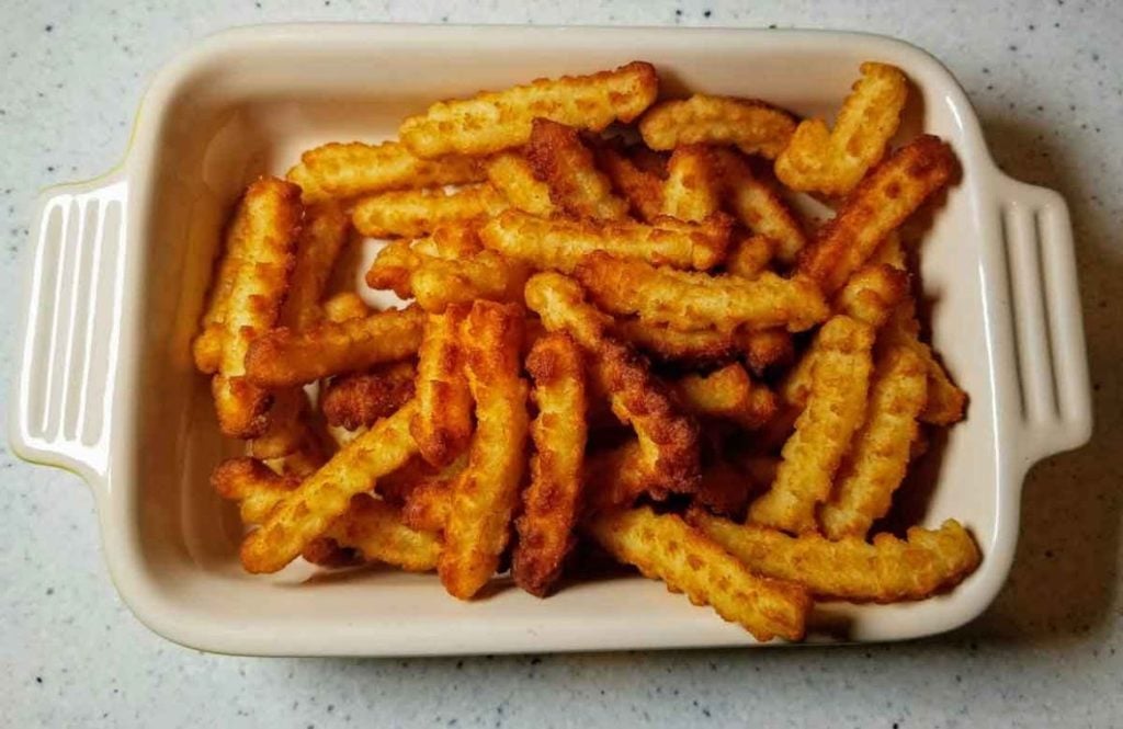 Cooked fries from a Chefman 3.6qt