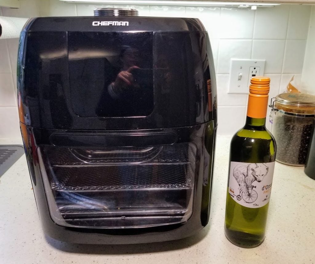 Countertop in my Chefman Air Fryer Oven