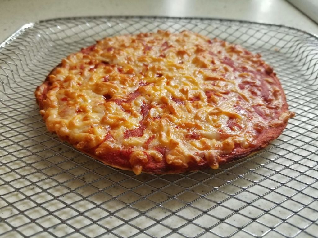 Frozen Pizza Cooked in my Chefman Air Fryer Oven