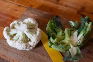 Cauliflower cut 1