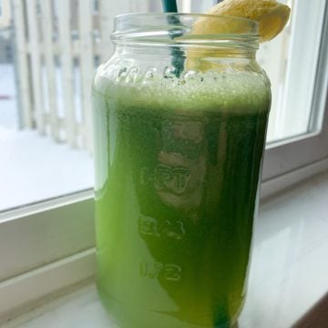 Detox Recipe Greean Apples Lemon Mint