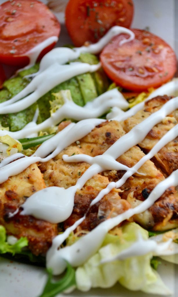 Keto Air Fryer Crispy Parmesan Crusted Chicken Tastylicious