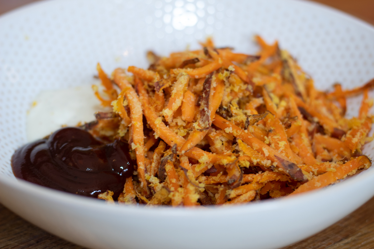 Delicious crispy sweet potato fries from your air fryer