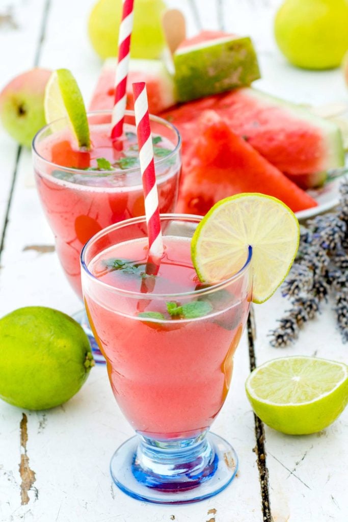 Watermelon Lemon Juice Glasses 683x1024